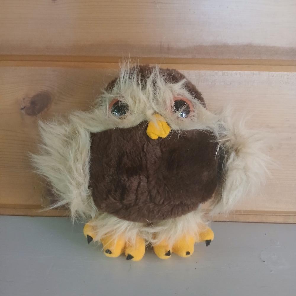 Vintage‎ 1983 Dakin Oogly Owl 7" Plush Stuffed Animal Soft Bird Nature Babies E2